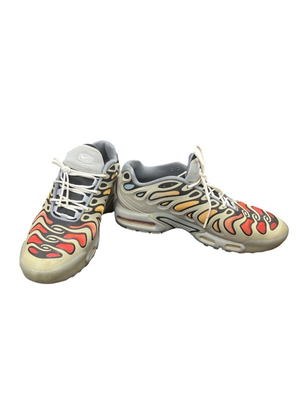 Nike Air Max Plus Drift mens tuned air gray orange sneakers sz 11.5 SKU 10510